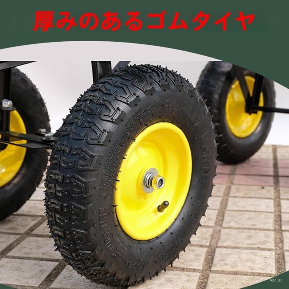 Amazon.co.jp: リヤカーです 折りたたみ式 四輪トロリー 高耐久設計 全