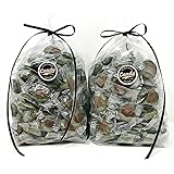 Vintage Candy Vending Chocolate Mint Starlights Hard Candy Individually Wrapped, Bulk Gift Bag (Two