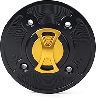 Vista 1 de GZYF 1 unids oro Keyless Twist off combustible combustible tanque tapa cubierta para Kawasaki Ninja 400 650 Z900 Versys 1000