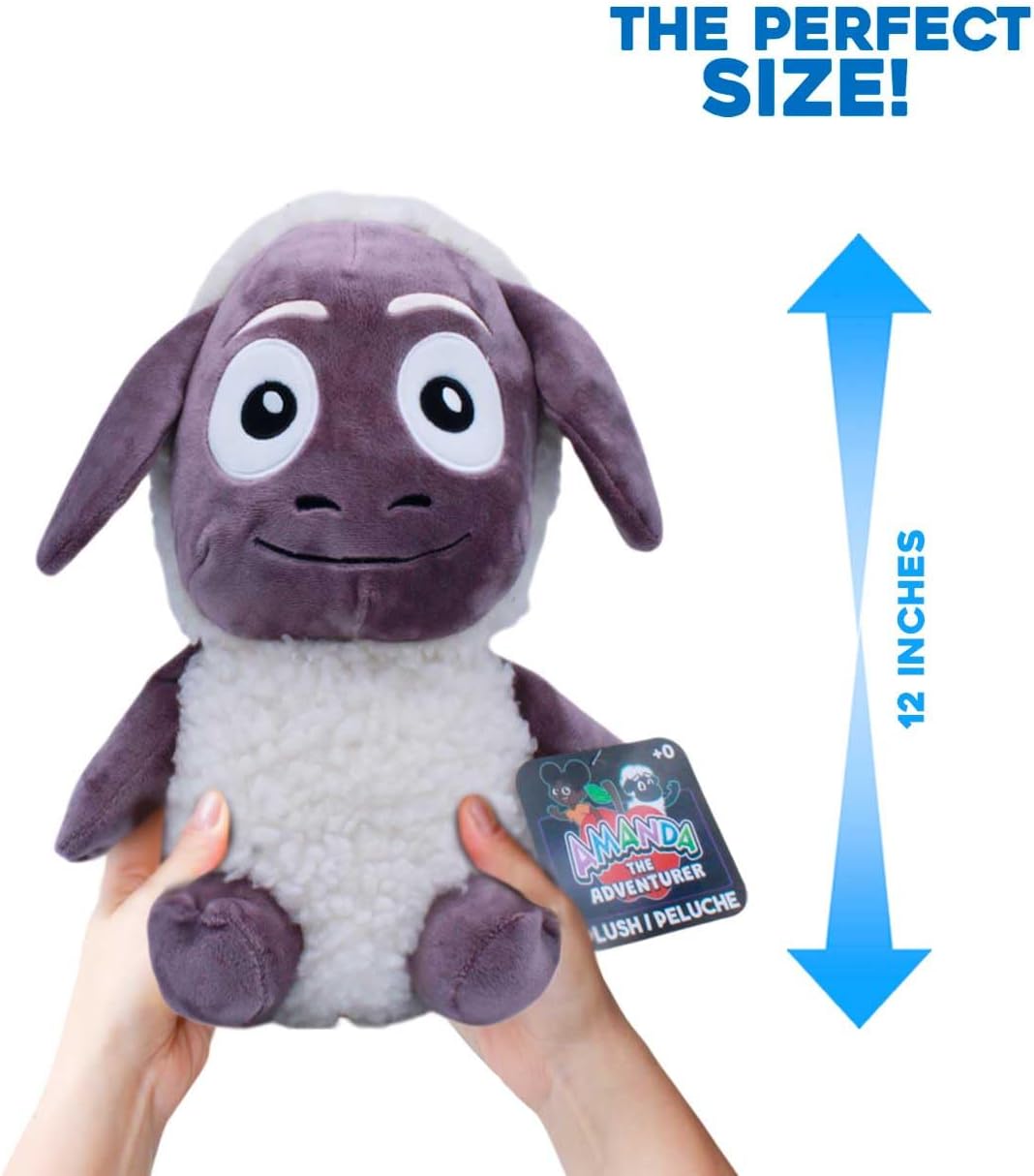 Amanda The Adventurer 12″ Mega Plush – Wooly - Just Toys Officially Licensed Oversized Soft Plush Figure for Fans & Collectors