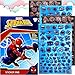 Marvel Spiderman Sticker Book Over 200+ - Perfect for Gifts, Party Favor, Goodies, Reward, Scrapbooking, Stocking Stuffer, Children Craft, Classroom, School for Kids Girls, Boys, Toddlers