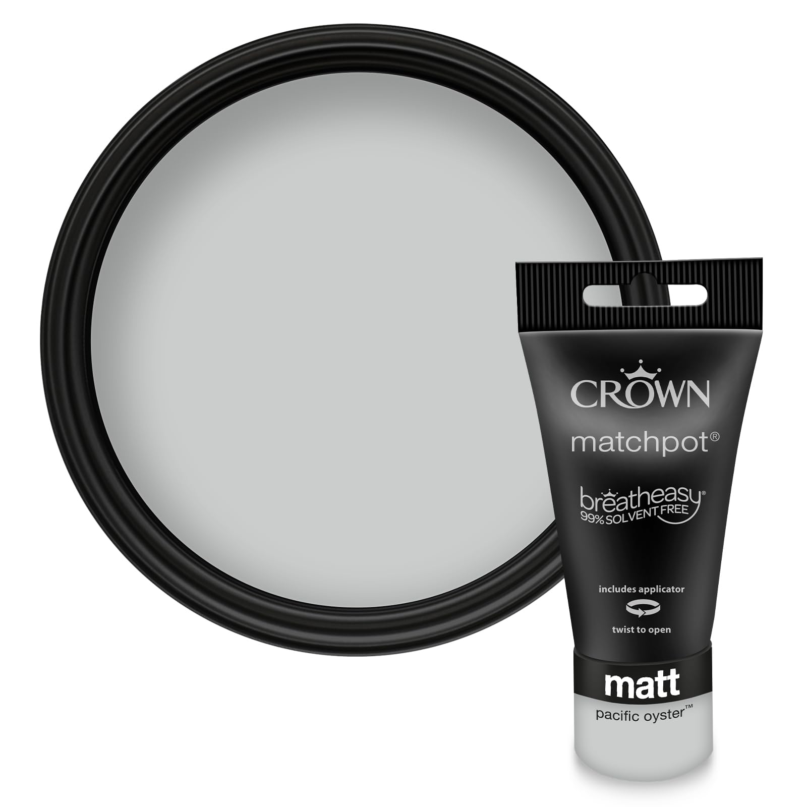Crown Breatheasy Pacific Oyster Matt Emulsion Tester Pot - 40ml