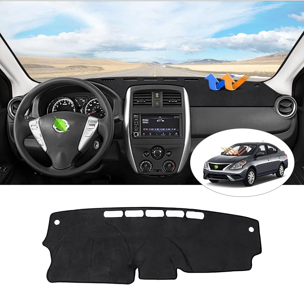 Cartist Custom Fit for Dash Cover Nissan Versa 2012 2013
