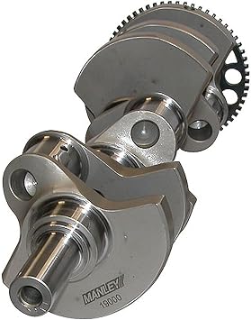 Manley Crankshaft, Pro Series, 4.000 in Stroke, Internal Balance, Forged Steel, 1 Piece Seal, GM LS-Series, Each