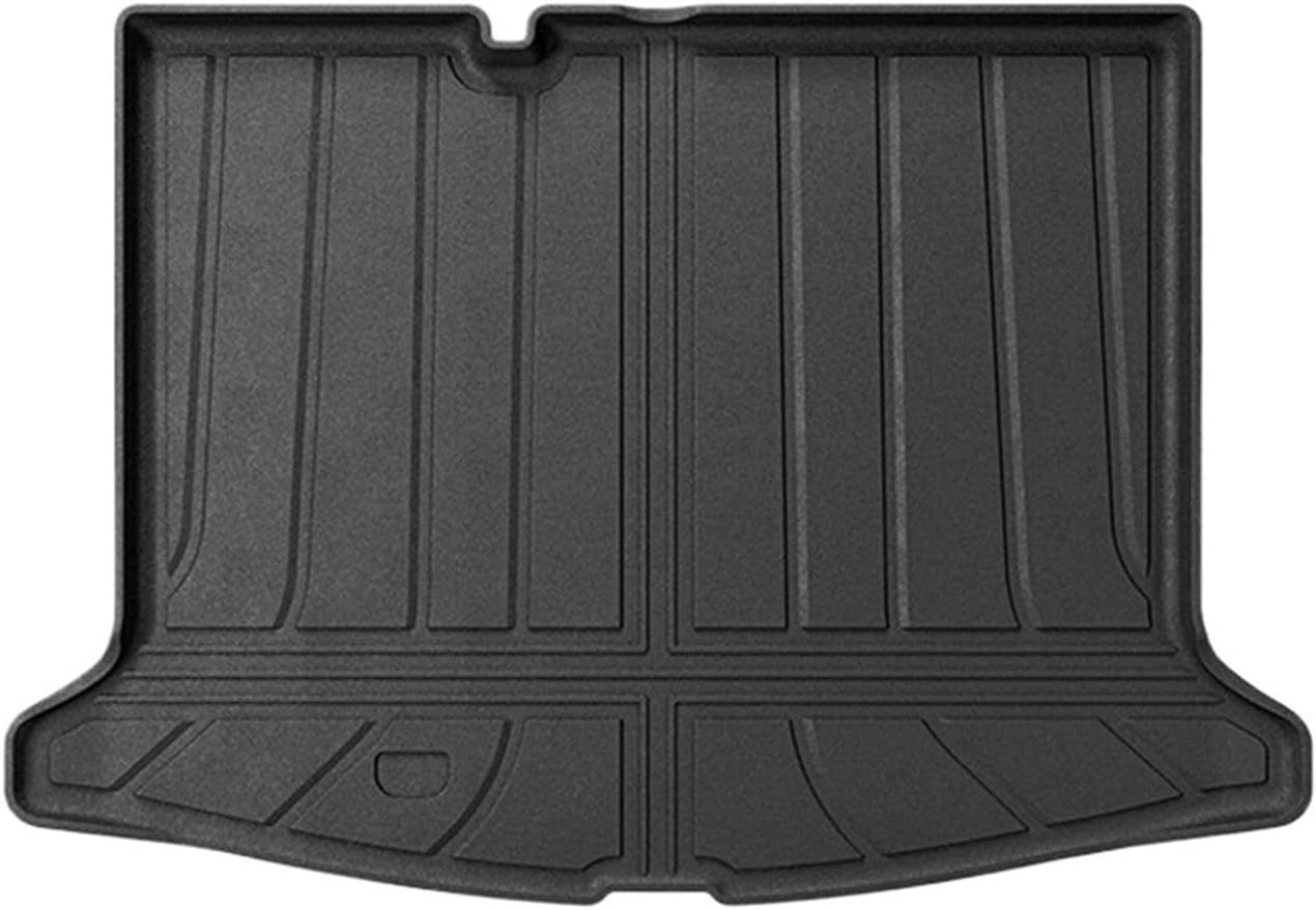 Car Trunk Mat TPE Car Floor Mat Compatible with VW 2021-2024 ID.3 Compatible with VW All Weather Anti-Slip Rear Trunk Pad Cargo Liner Pad(TPE Floor Mat)