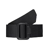 5.11 Tactical TDU Belt 1.75 Inch Professional Nylon Duty, TSA Friendly | Style 59552, Metal Detector Friendly, Converts to Tie Down Strap, Nylon, Law Enforcement Medium Black