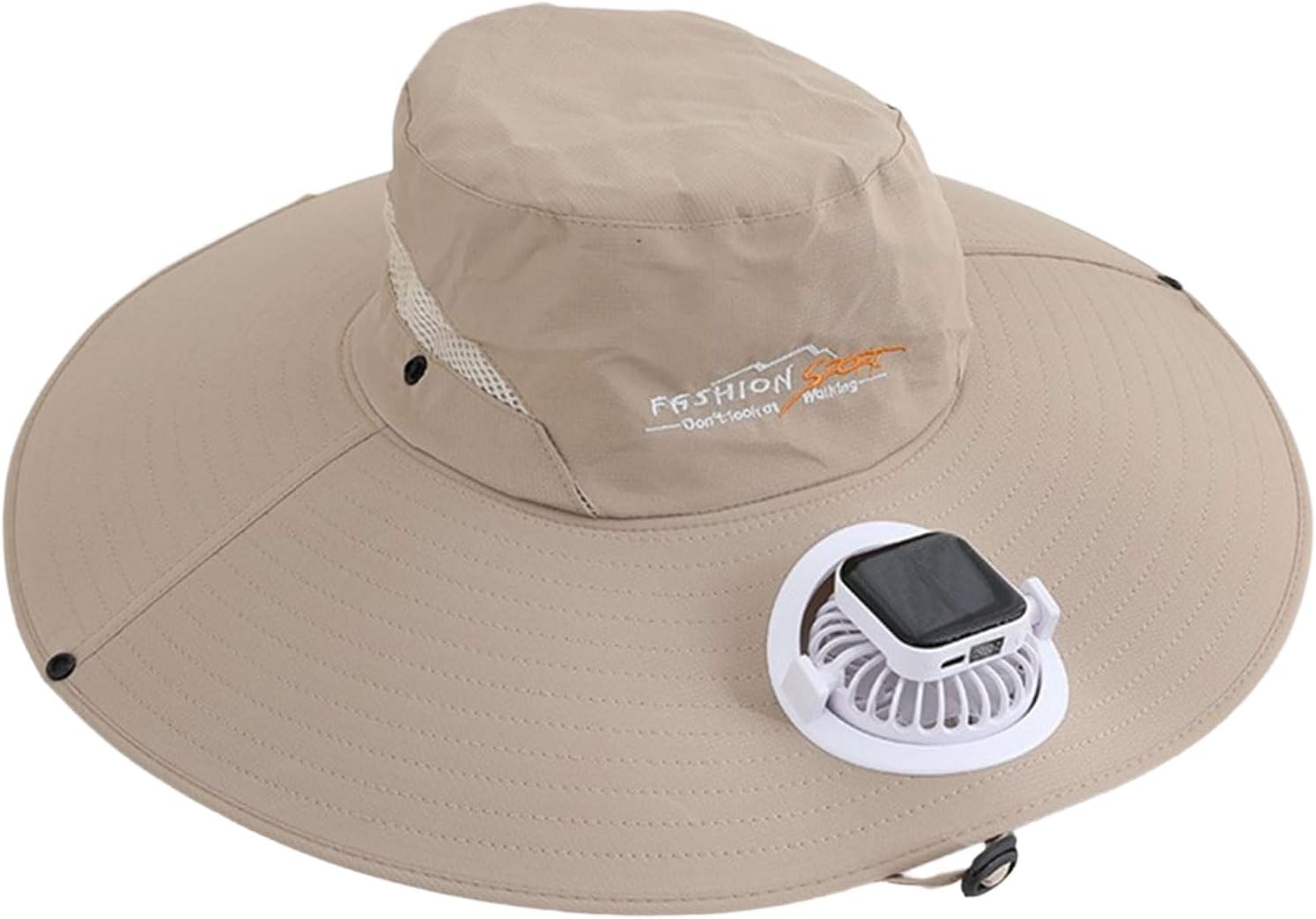 Lightweight Solar Sun Hat with Built in Fan Solar USB Rechargeable Fan Hat for Men Women Beach Camping and Travel Powered