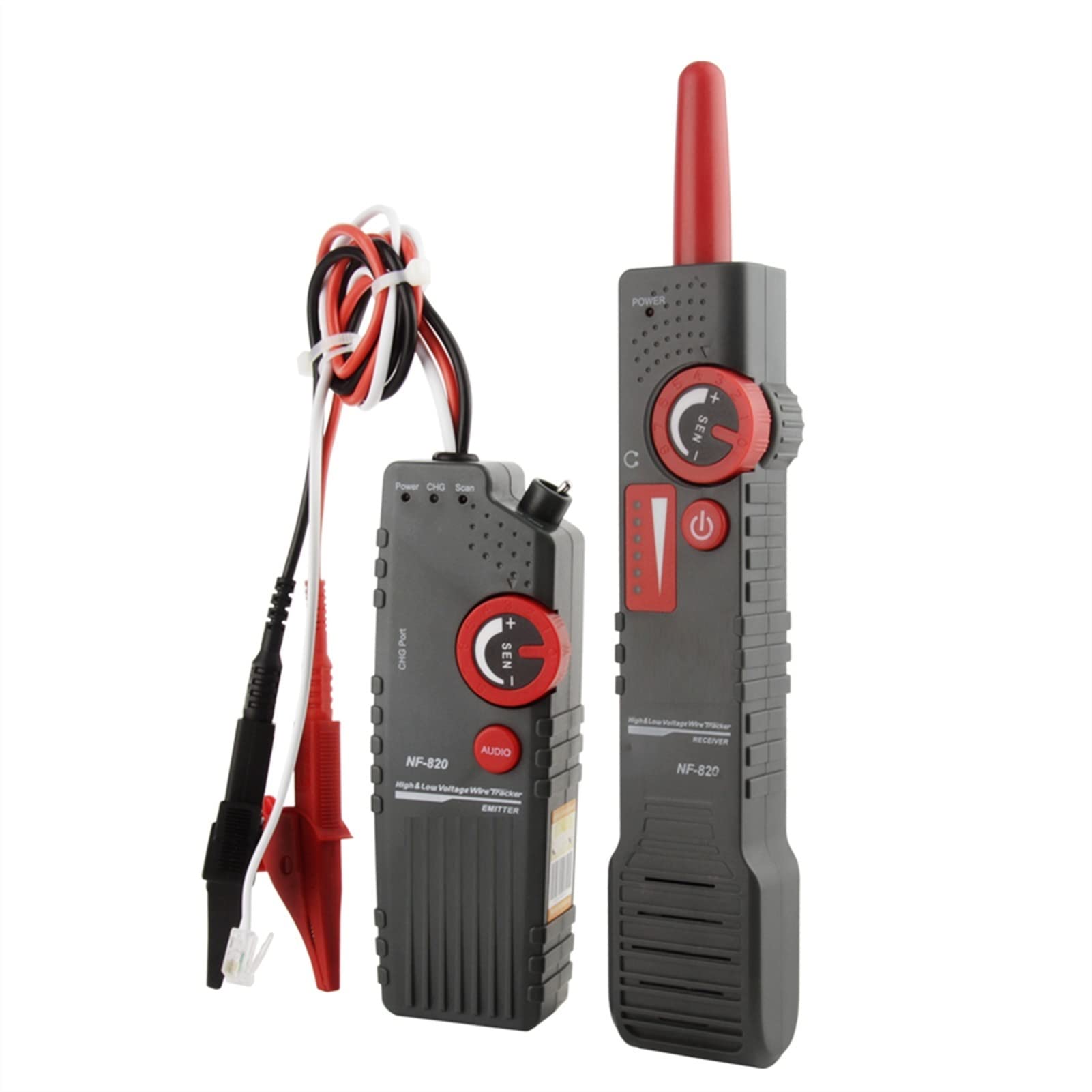 NF-820 RJ45 RJ11 BNC Tester High & Low Voltage Kabeltester Erdkabel Finder AntiInterference-Draht-Verfolger