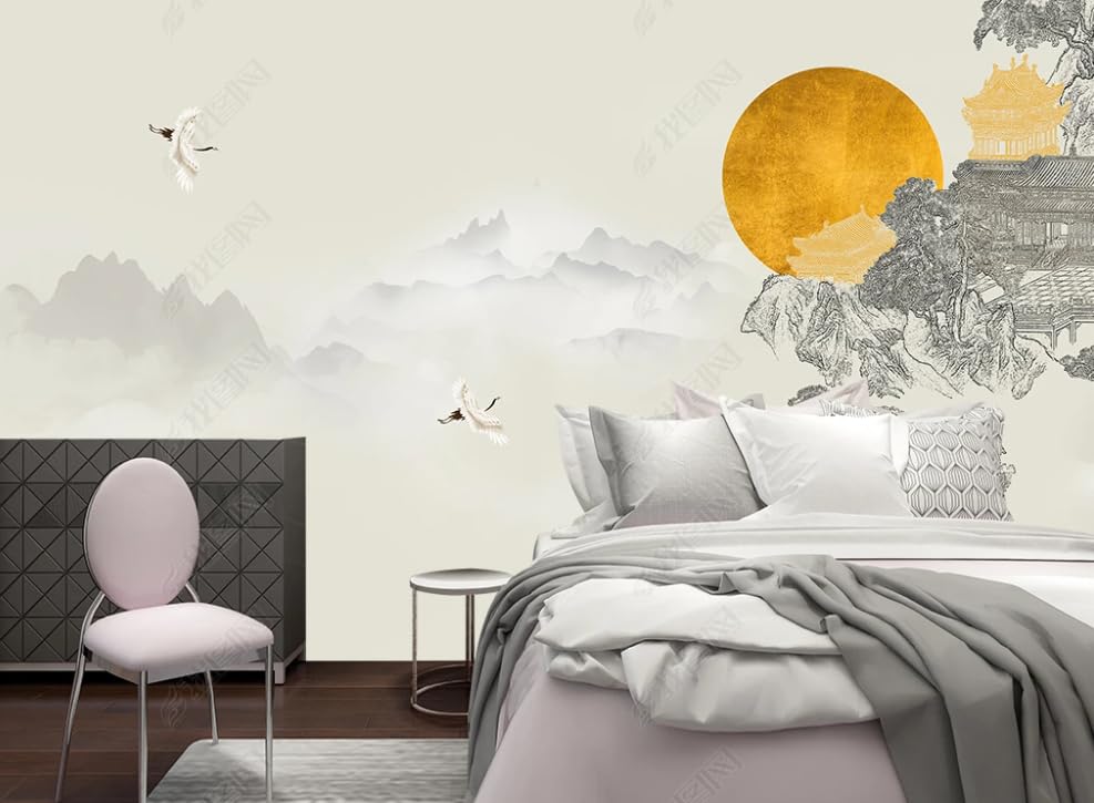 Papier peint intissé paysage pour relooker un mur de restaurant - 2