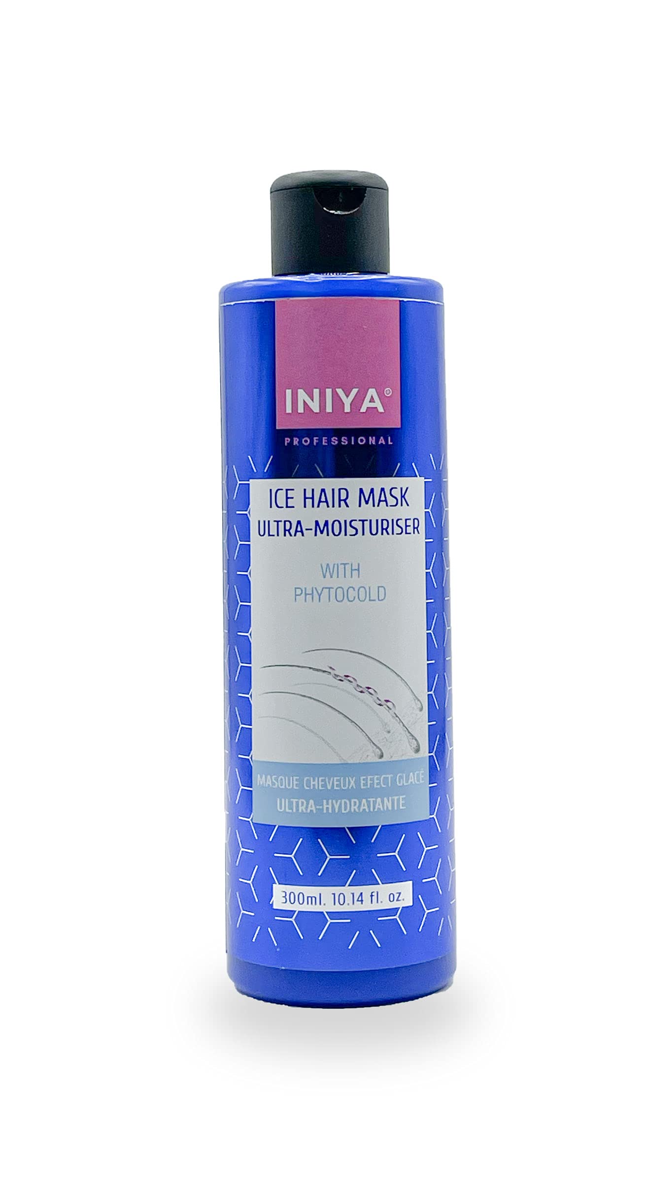 Iniya Professional Feuchtigkeitsmaske 300 Ml – Sulfatfrei, Silikonfrei, Für Stark Ausgetrocknetes Haar