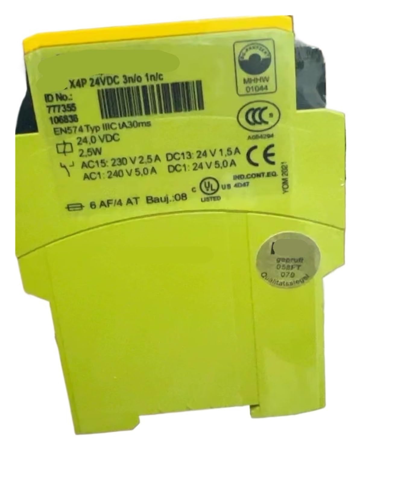 ZVQYSGIW 777355 model 787355 Relay P2HZ X4P 24VDC 3n/o 1n/c(787355)