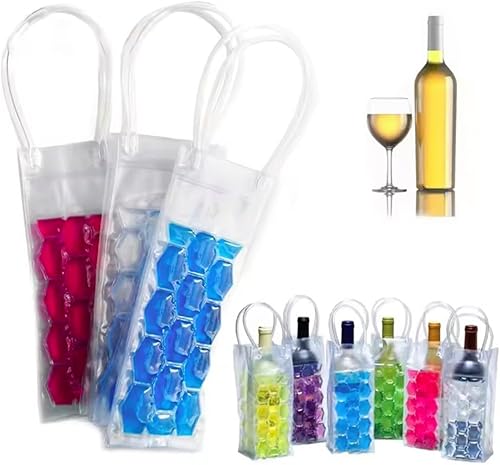 Miniatura 6 de Funda de vino de hielo, bolsa de vino helado, enfriador de vino, refrigerador de vino, enfriador de botellas de vino para champán rojo blanco o