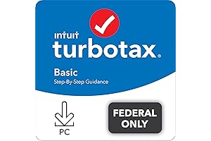 2021 Intuit TurboTax Basic, Federal Only Tax Return [PC Download]