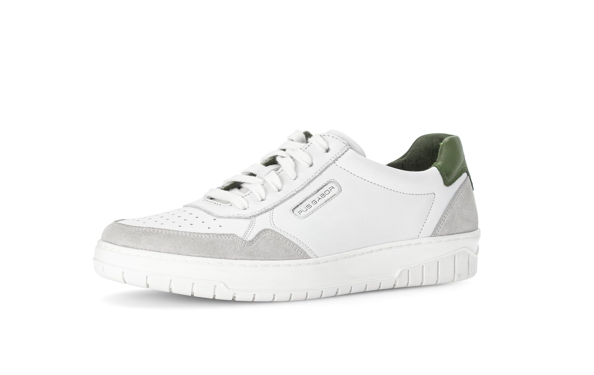 Pius Gabor Herren Sneaker Low,Halbschuhe,recyceltes Futter,zertifiziertes Leder,Wechselfußbett,Kork-Zwischensohle