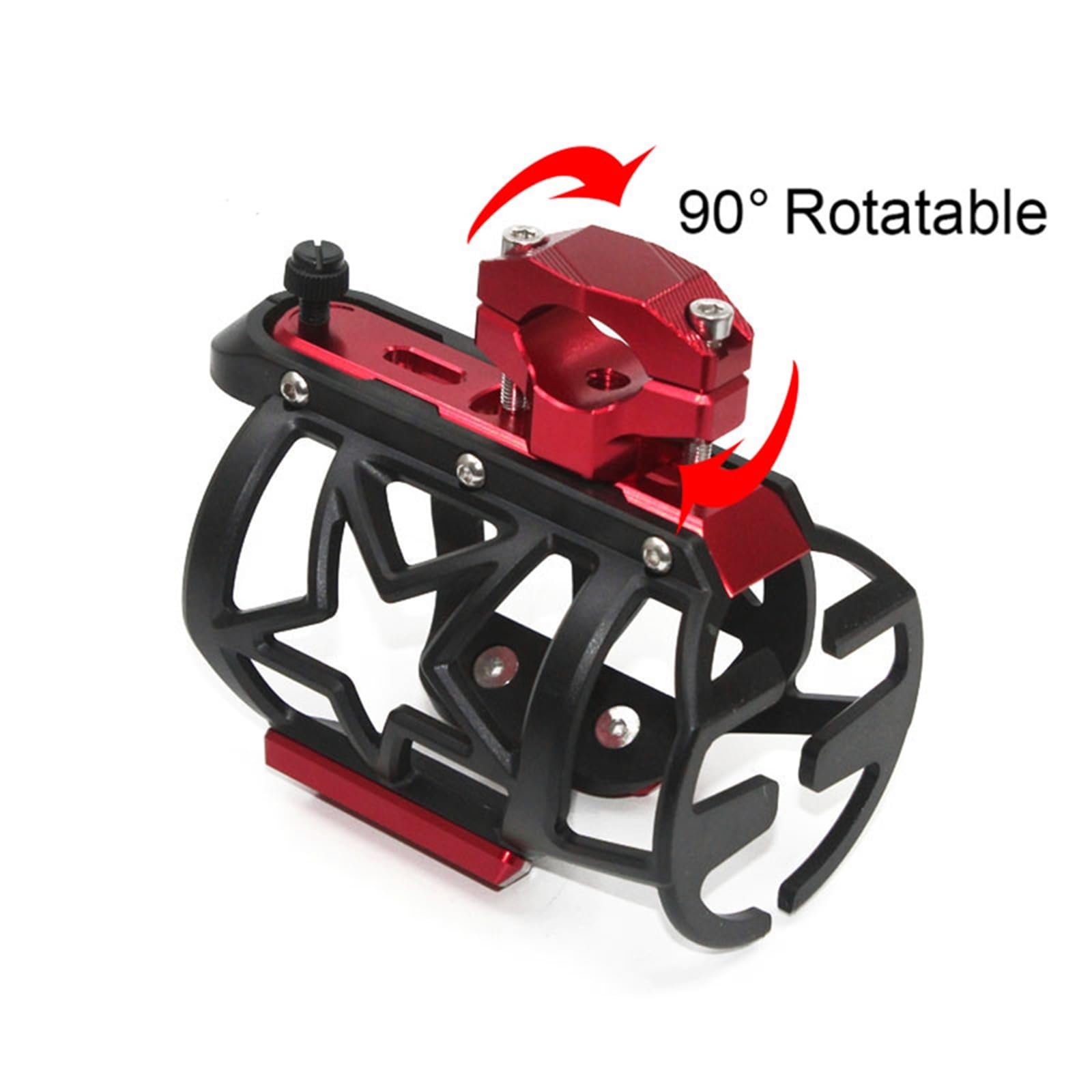 Accessoires pour Motos Porte-Bouteille d'eau Et De Boisson pour Moto, Porte-gobelet pour Y-AMAHA MT-10 MT-09 MT-07 MT-03 MT-125 MT10 MT09 MT07(Rosso)