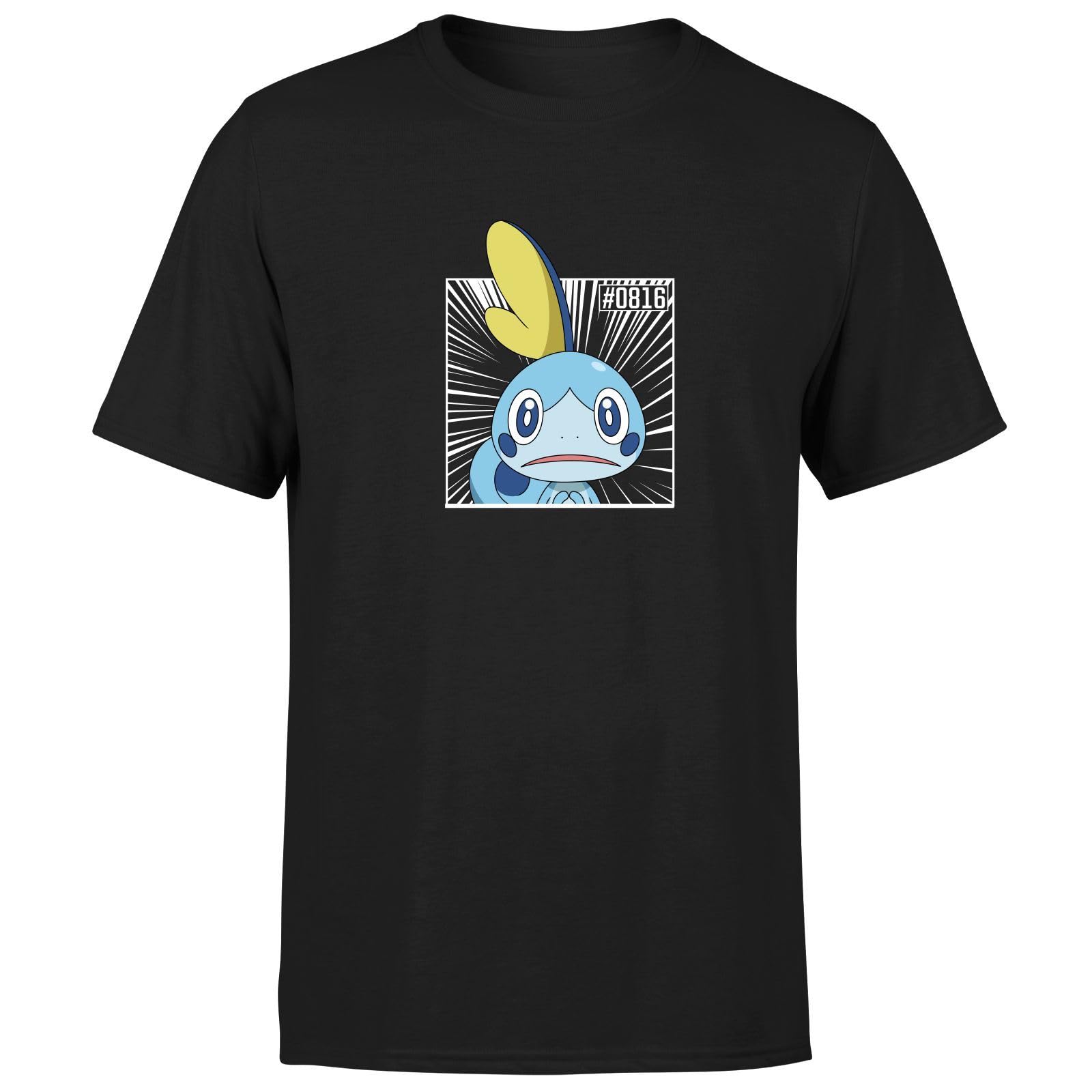 Zavvi Unisex Multi Official Pokémon Sobble T-Shirt Mens Black - L