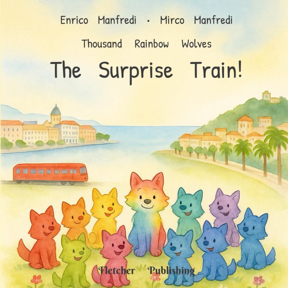 Thousand Rainbow Wolves - The Surprise Train!: A Children’s Picture Book about Travel, Discovery and Friendship from Trieste to Salerno
