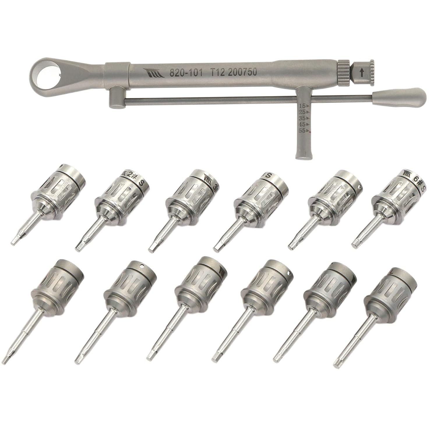 Implant Torque Wrench with 1555NCM Range and Compatible with Major