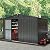 Domi Outdoor Storage Shed 10'x 8', Metal Garden Shed for Bike, Trash Can, Tools, Lawn Mowers, Pool Toys, Galvanized Steel Outdoor Storage Cabinet with Lockable Door for Backyard, Patio, Lawn