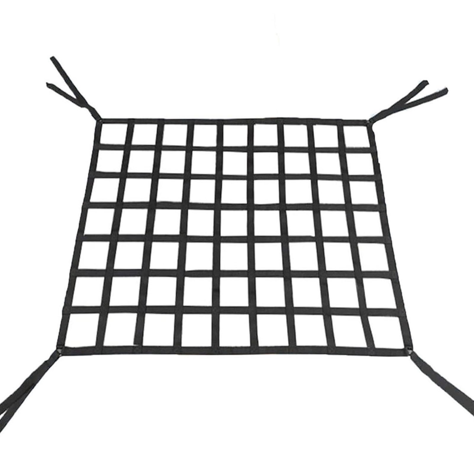 Red De Elevación con Eslinga De Poliéster Y Nailon, Red De Sujeción De Carga con Cincha, Red De Seguridad Resistente Al Desgarro, para Aparejos De Construcción(4 X 4M/Mesh 20cm/Load 3.5t)