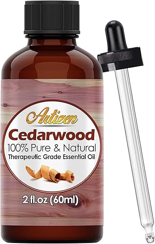 Aceite esencial Artizen (100% puro y natural, sin diluir) de calidad terapéutica, botella gigante. Ideal para aromaterapia, relajación, terapia para