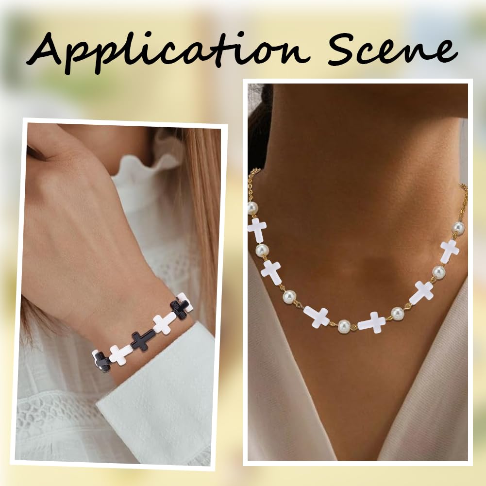 SUNNYCLUE Paaskralen – 480 Stuks Kruiskralen In 24 Kleuren – Ideaal Voor Sieraden Maken & Paasversiering