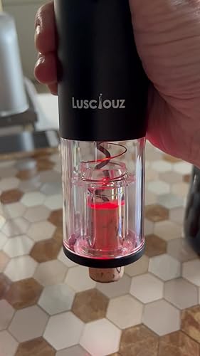 Amazon | LUSCIOUZ 電動ワインオープナー 業界最小設計 USB 充電式
