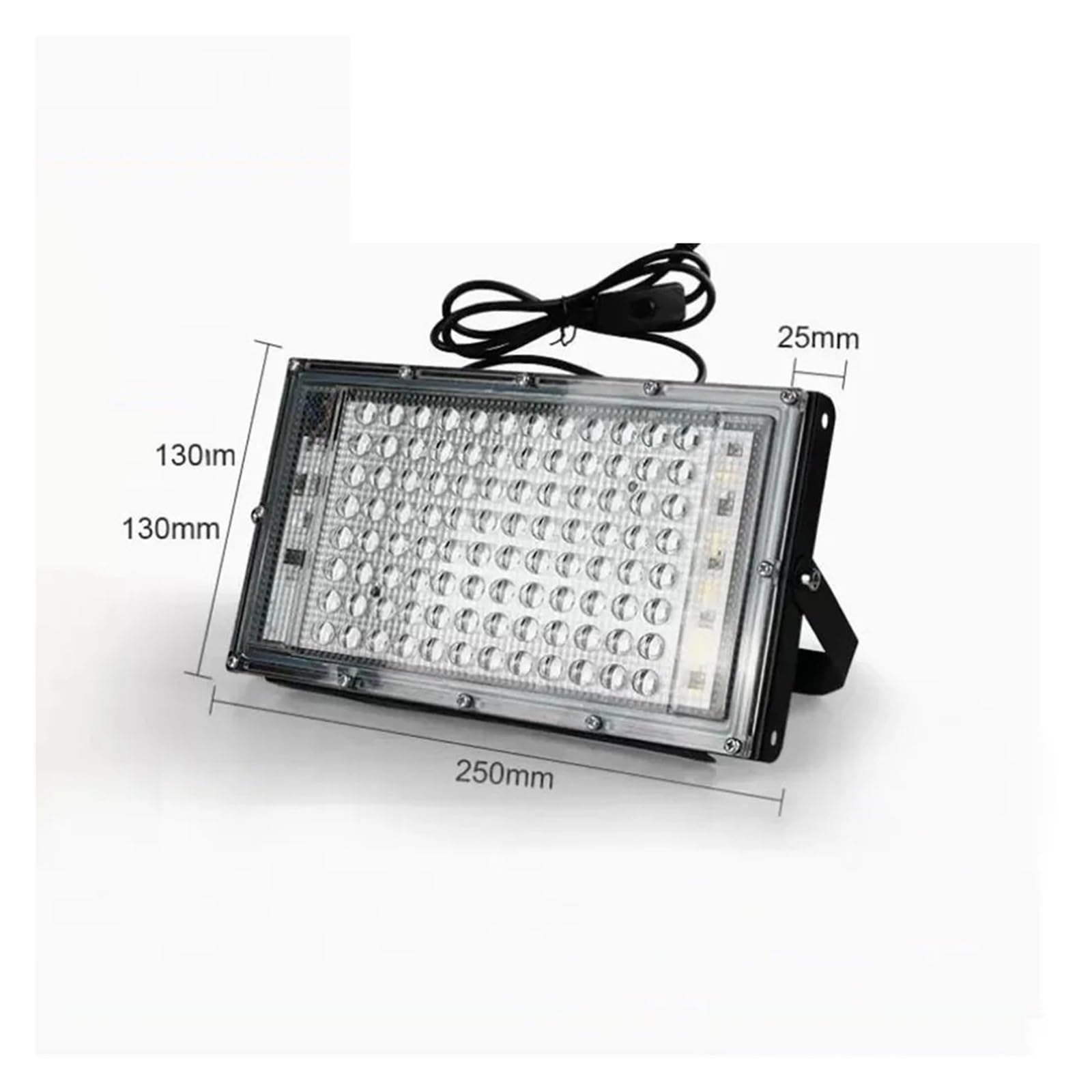 300W UV Flood Light 395nm Czarne światło na Halloween Glow Party Fluorescencyjny plakat Scena Disco Dance Akwarium Dekoracja(100W Type2)