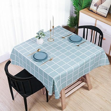 Amazon Ecosides テーブルクロス 正方形 食卓カバー デスクマット おしゃれ チェック柄 撥水 撥油 汚れ対策 北欧 田園風 シンプル Pvc製 柔らか 1 1cm 15 テーブルクロス オンライン通販