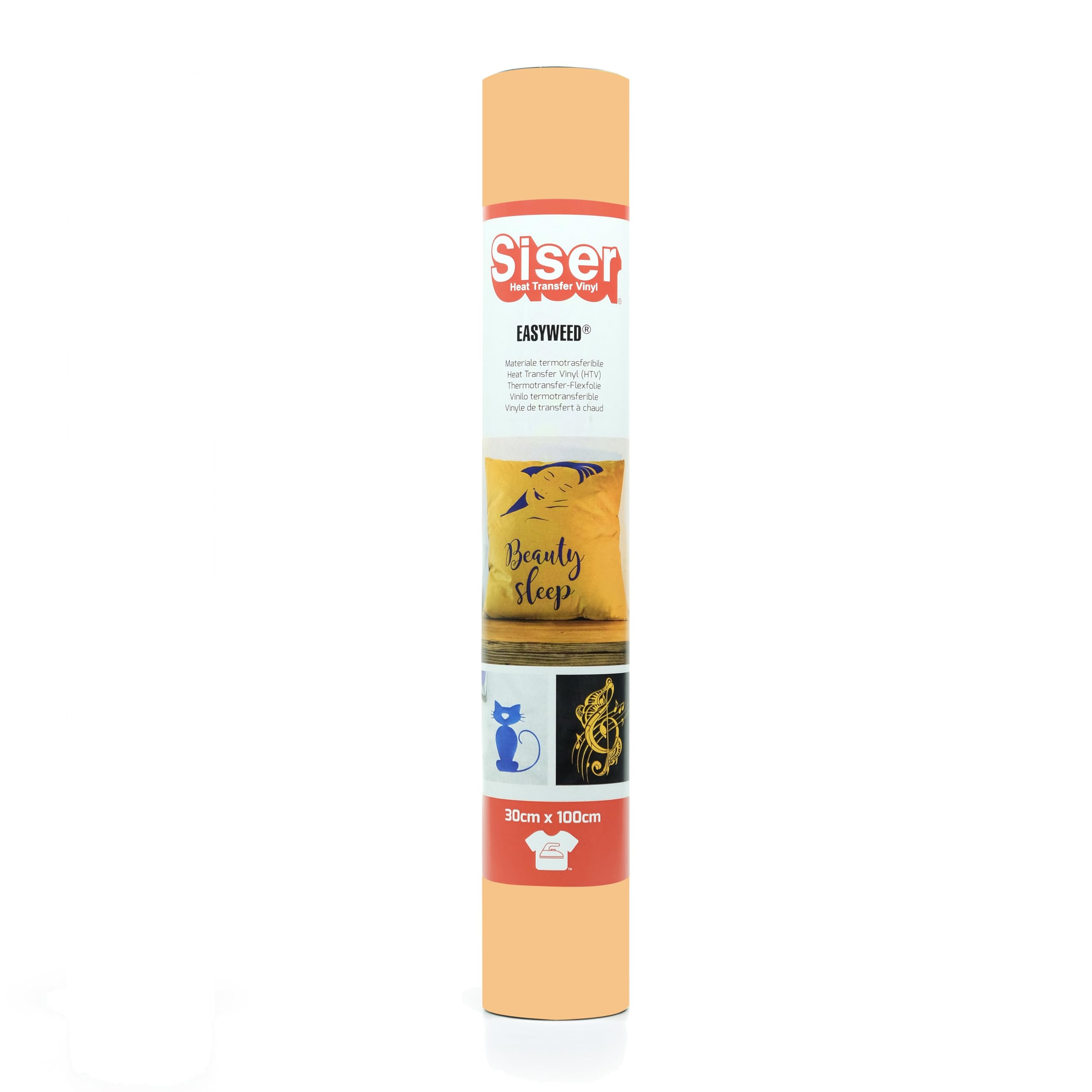 Siser® EasyWeed® Cream 30cm x 1m Heat Transfer Vinyl for Personalizing Textiles — image 1