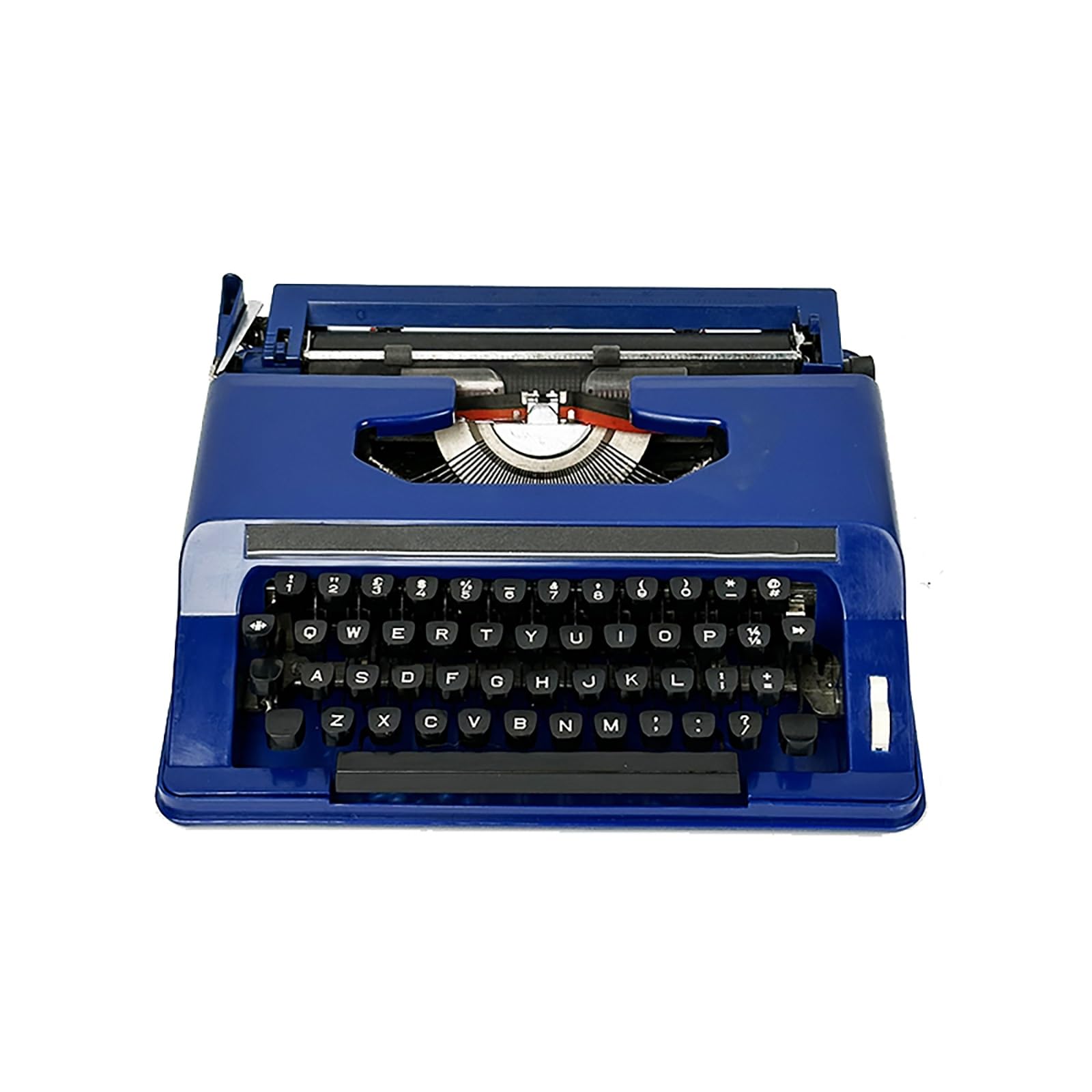 Legacy Manual Typewriter, Traditional Portable Vintage Typewriter, Electronic Typewriter for Writing Letters and Vintage Collectible Present(Blue)
