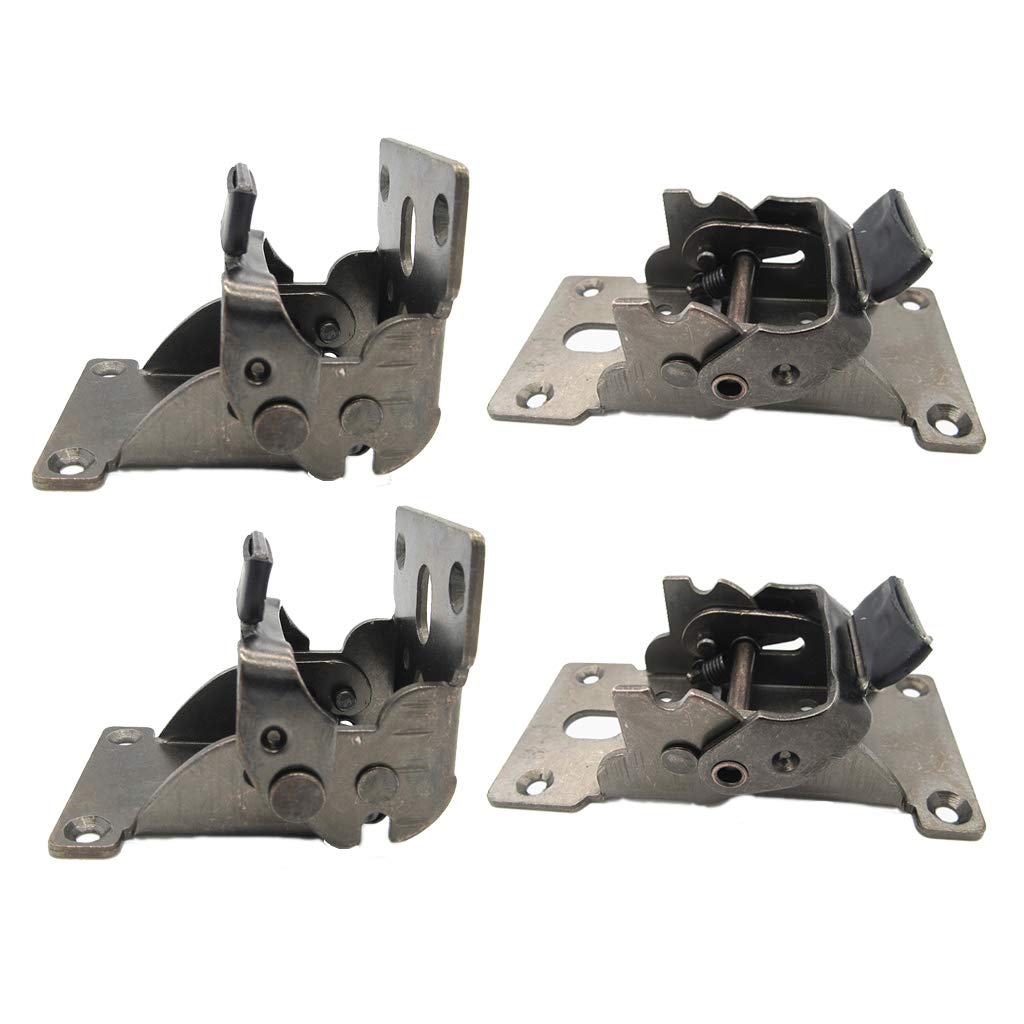 Buy Hoowen Metal Foldable Drop Leaf Supports, SelfLock Extension Table