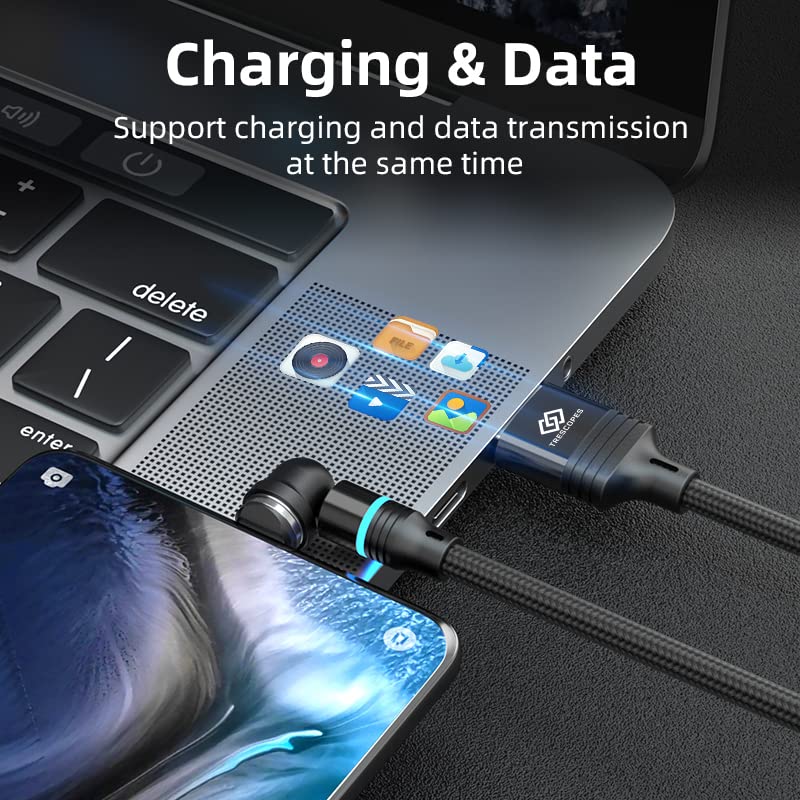 Trescopes Fast Charging Cable [6 Pack] 540° Rotating Heads