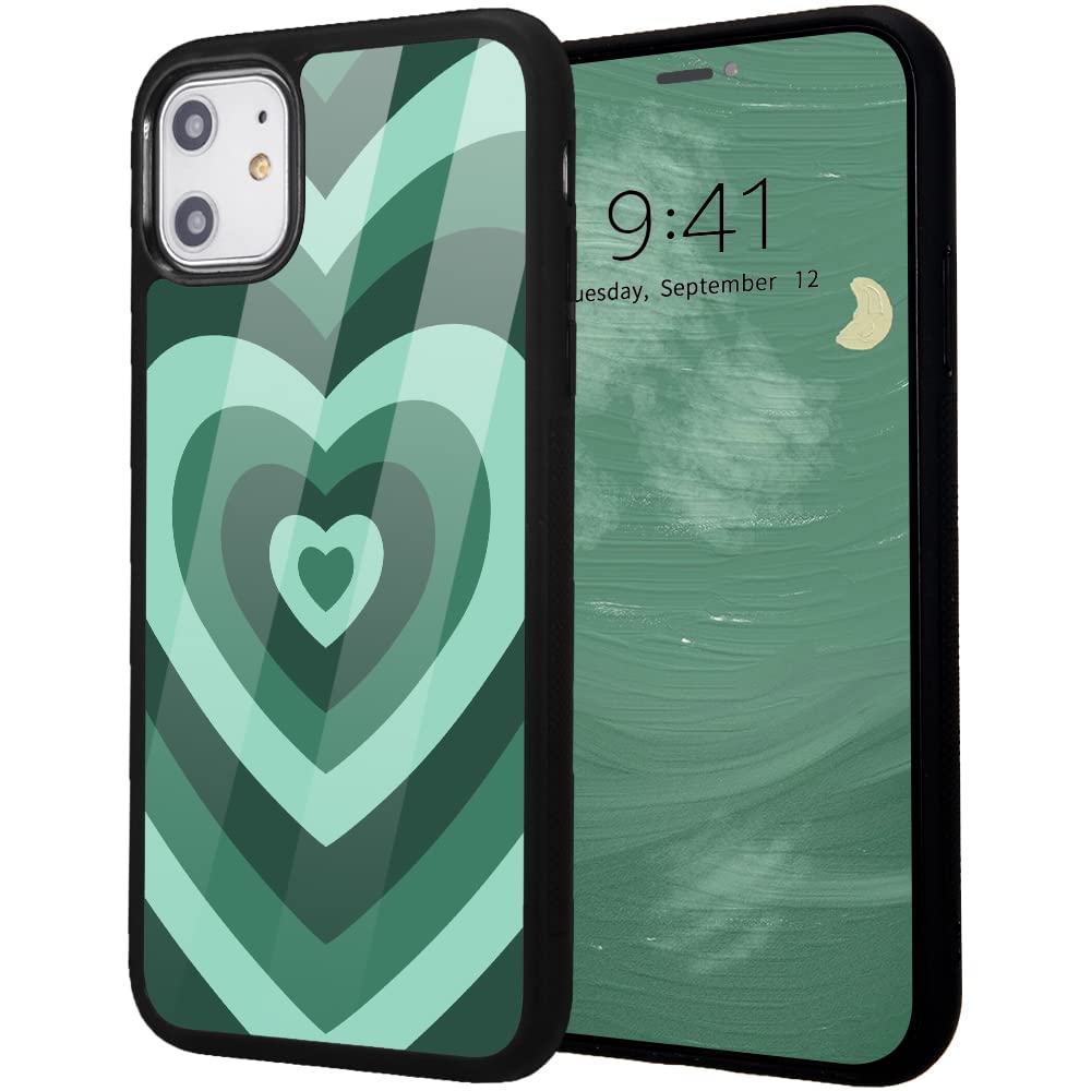 Wildflower Green Heart Case Green Heart Phone Case Wildflower