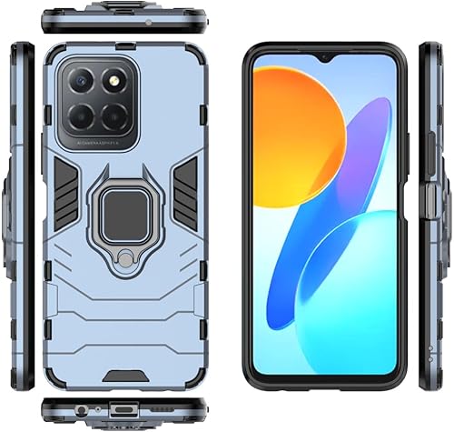 Vista 133 de Funda para Samsung Galaxy A04 4G, Cubierta De Cáscara De Soporte Para SM-A045F/DS SM-A045M/DS SM-A045F SM-A045M - Azul