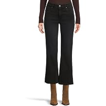 KUT from the Kloth Kelsey High-Rise Fab Ab Ankle Flare with Raw Hem in Functional