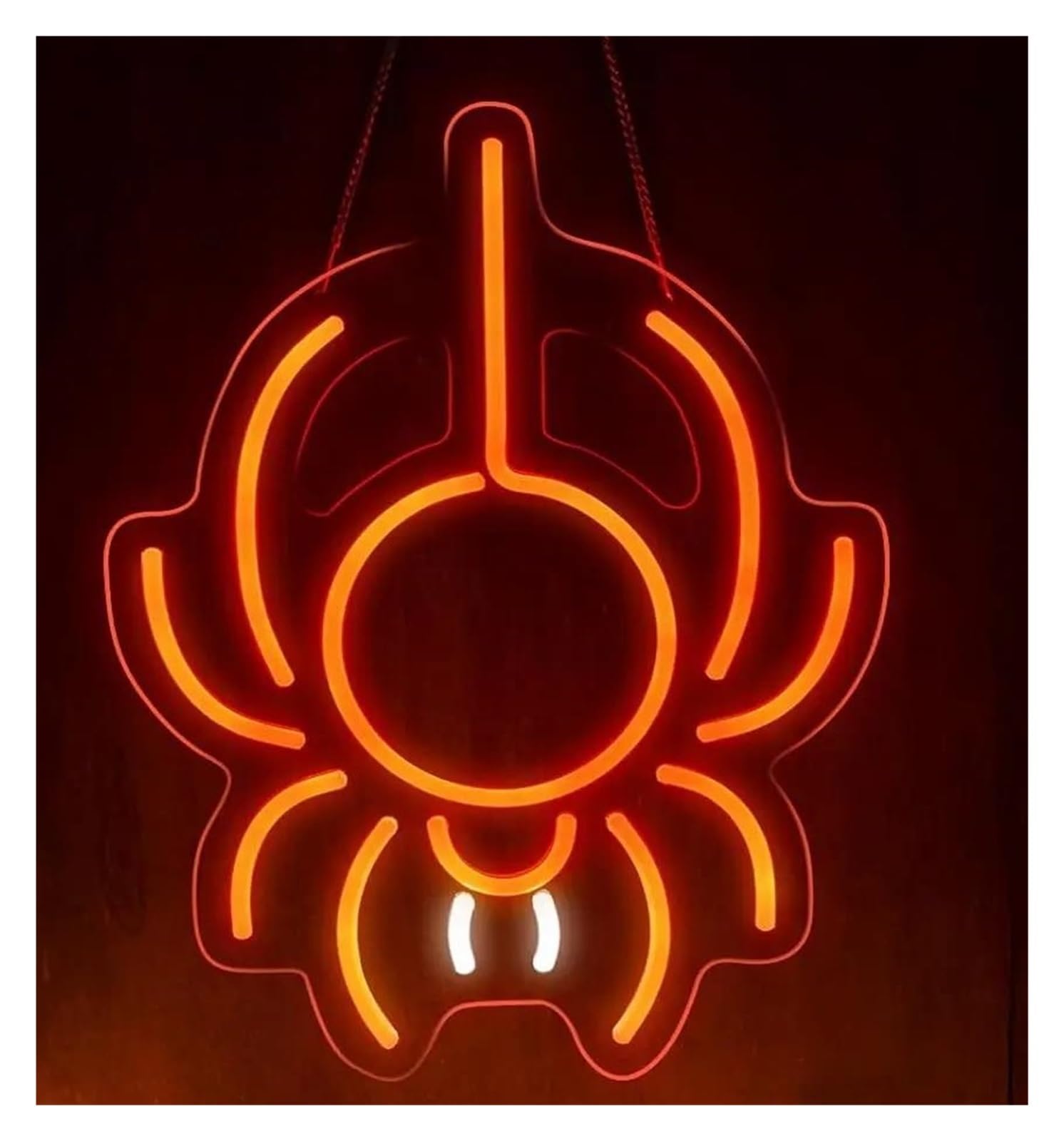 LEMST Signs Lamp Spider Neon Sign USB Powered Dimmable Neon Signs Light for Wall Decor Bedroom Birthday Party 29x38cm
