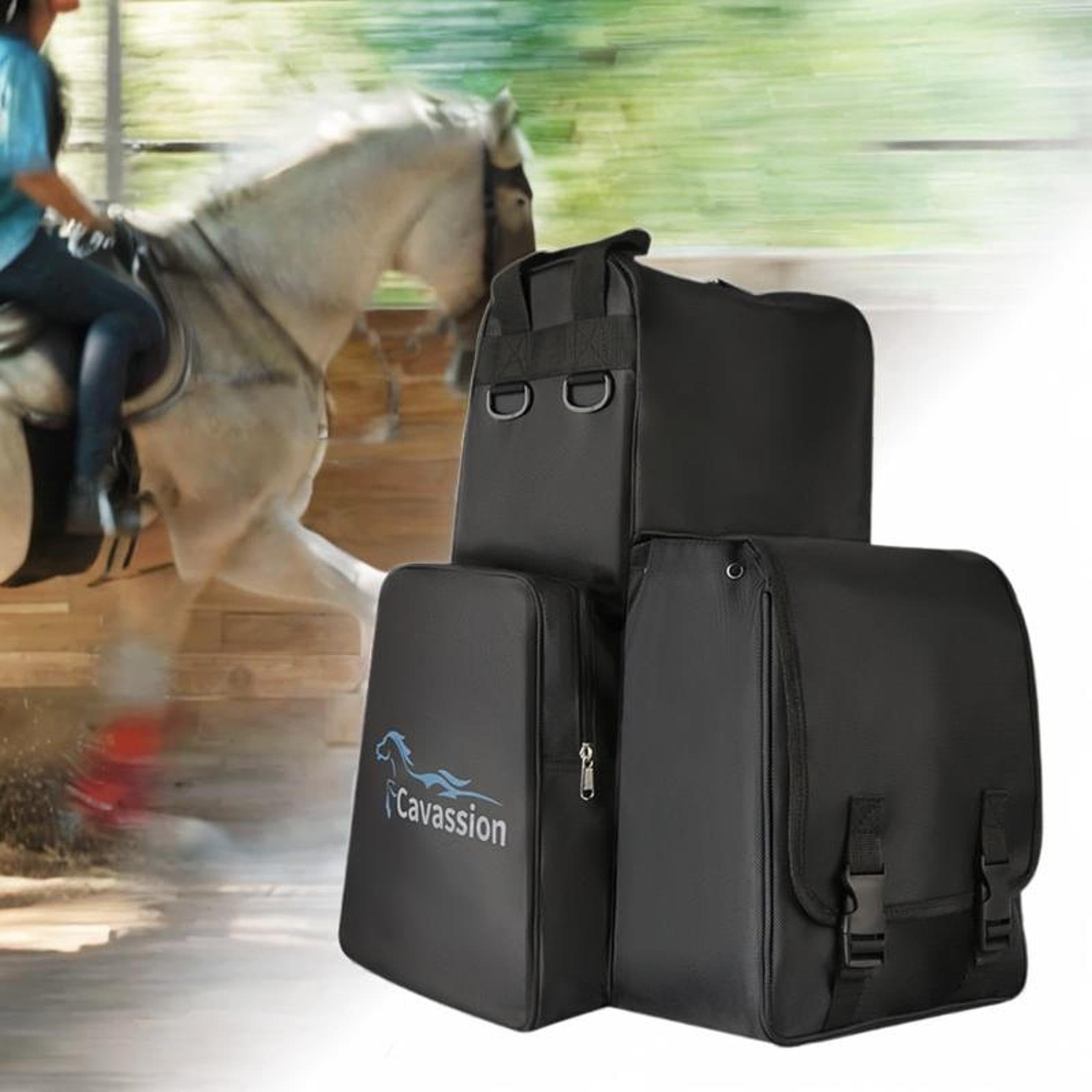Borsa per Il Trasporto di Stivali da Equitazione per Adulti o Bambini con vano per Casco Borse equestri