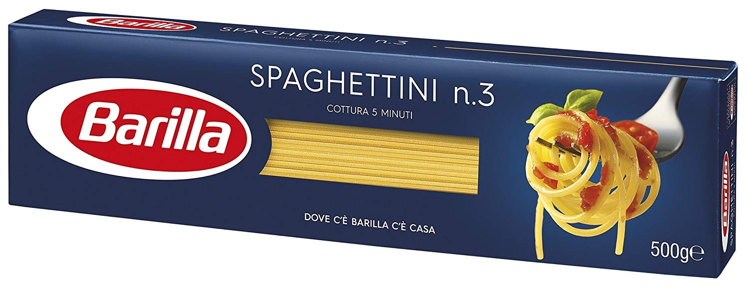 BARILLA PASTA (SPAGHETTINI N°3, 15Kg)