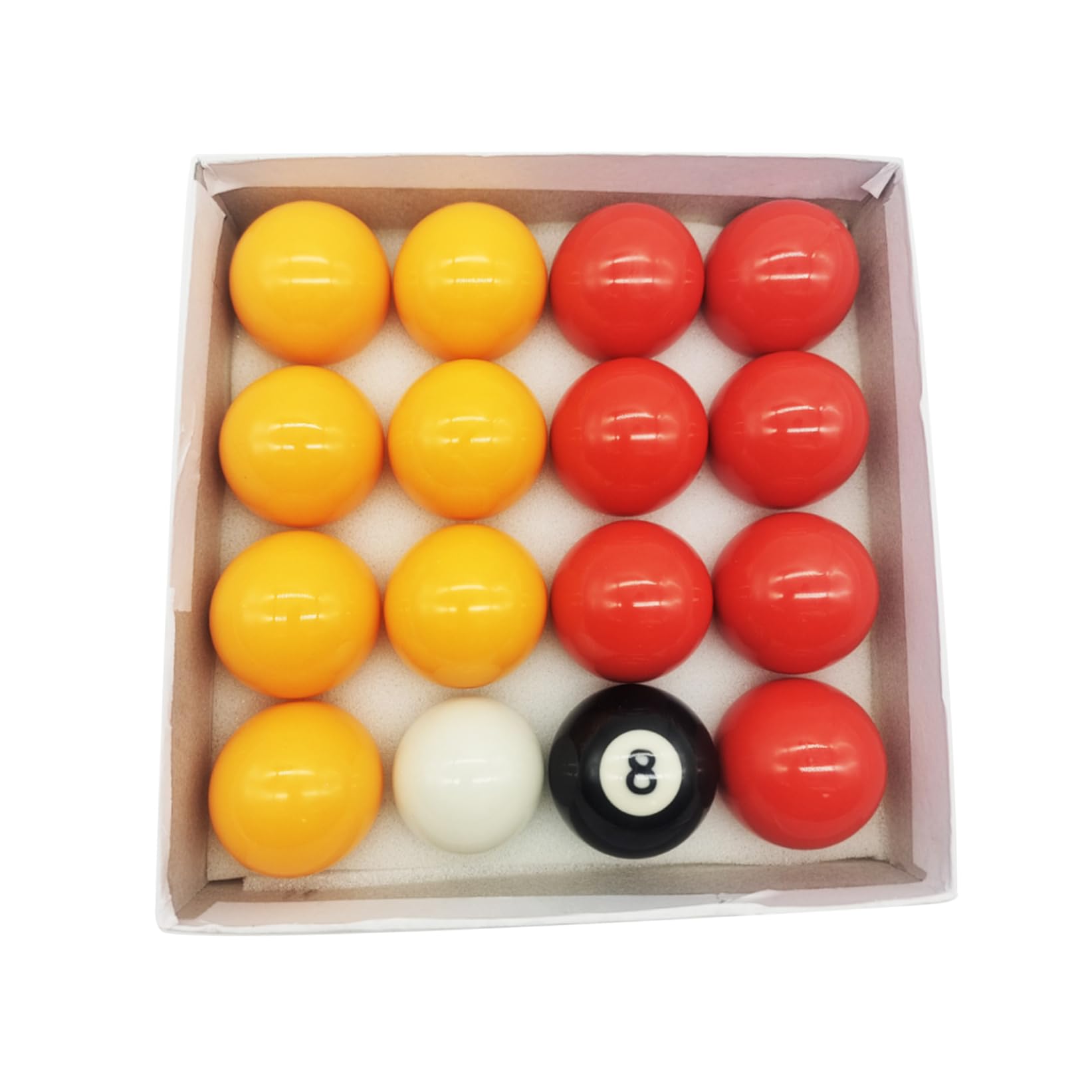 Boules de billard résine 2 pouces jeu de 16 accessoires de rechange