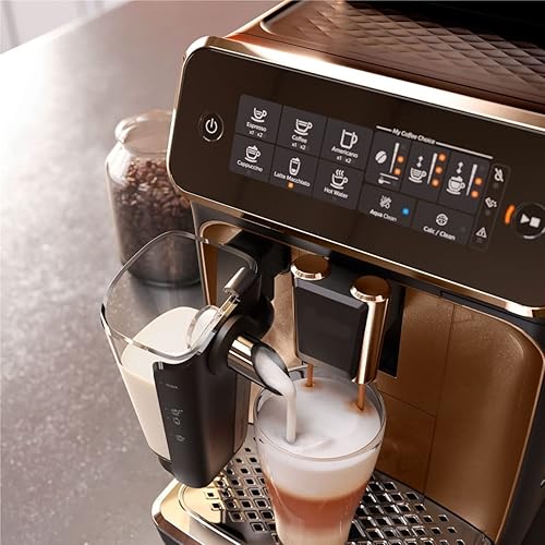 Miniatura 4 de WJHSP kfj - Máquina de café automática para moler todo en uno máquina de espuma de leche todo en uno electrodomésticos de cocina