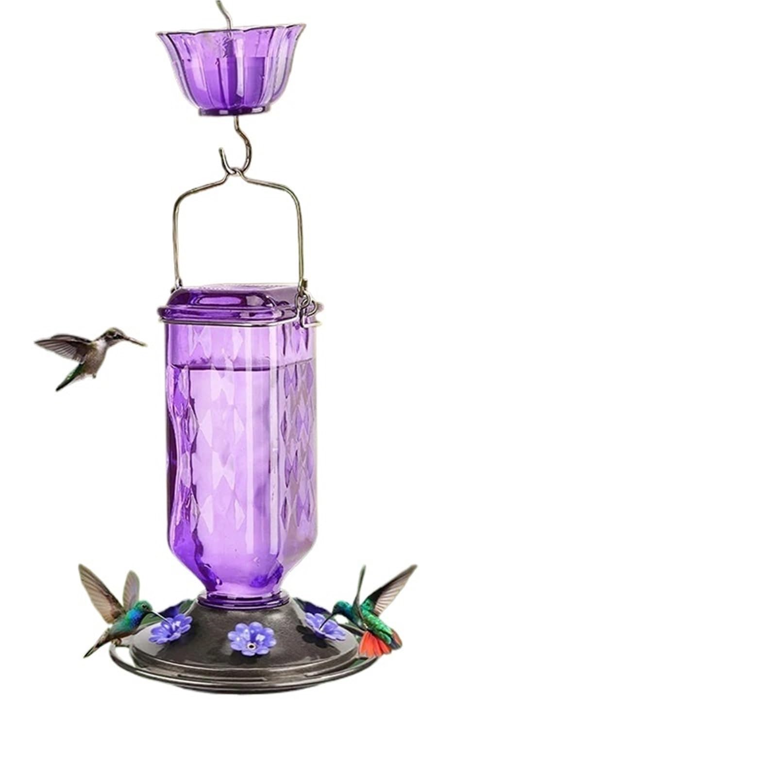 Comedero Colgante for colibríes, comedero con Base a Prueba de Fugas for pájaros al Aire Libre