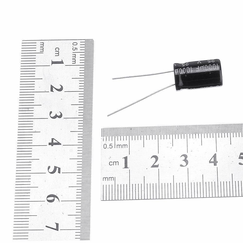 Condensatore elettrolitico in alluminio da 20 pezzi 25V 1000uF 10 * 13MM ad alta frequenza a bassa impedenza Passive Components