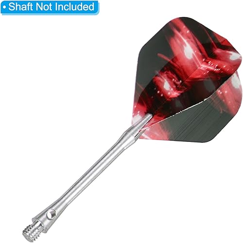 Miniatura 4 de PATIKIL Dart Flights - Paquete de accesorios de dardos estándar PET para punta de acero