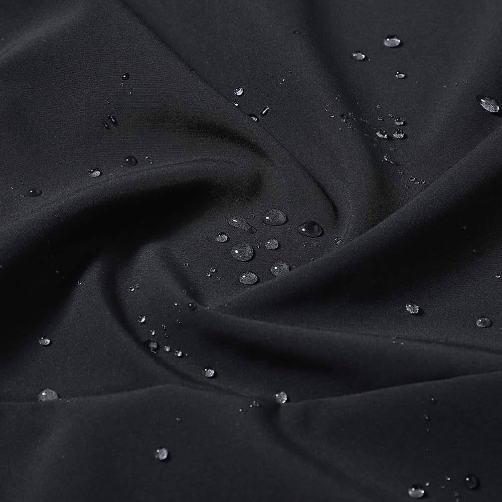 Mens Sleeveless Softshell Vest Waterproof Windproof Jacket Full Zip Outerwear Composite Fleece Fabric Golf Vest - Image 8