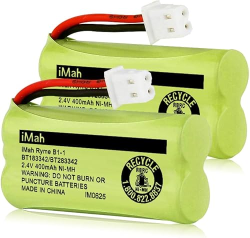 iMah BT183342BT283342 24V 400mAh Ni-MH Batería compatible con ATT CL82207 EL52100 EL50003 VTech CS6709 CS6609 CS6409 BL102-3 Batería de reemplazo