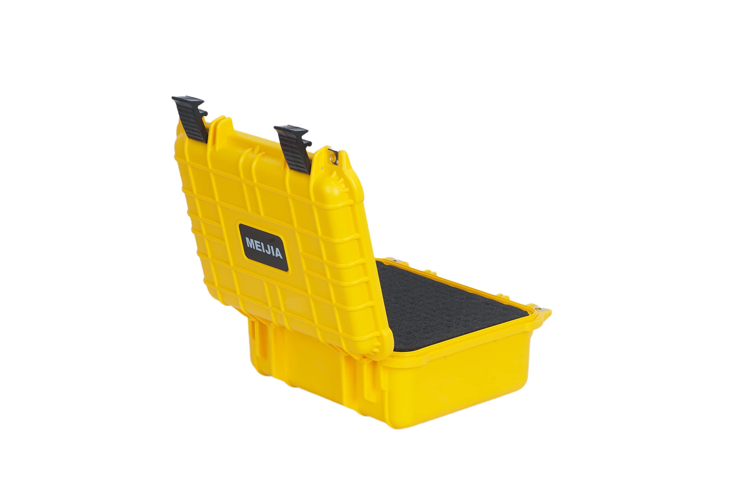 MEIJIA - Funda protectora portátil impermeable para todo tipo de clima, funda rígida para cámara con espuma de ajuste personalizado, uso de drones, cámara, equipos, pistolas, 13.3 x 11.6 x 6 pulgadas