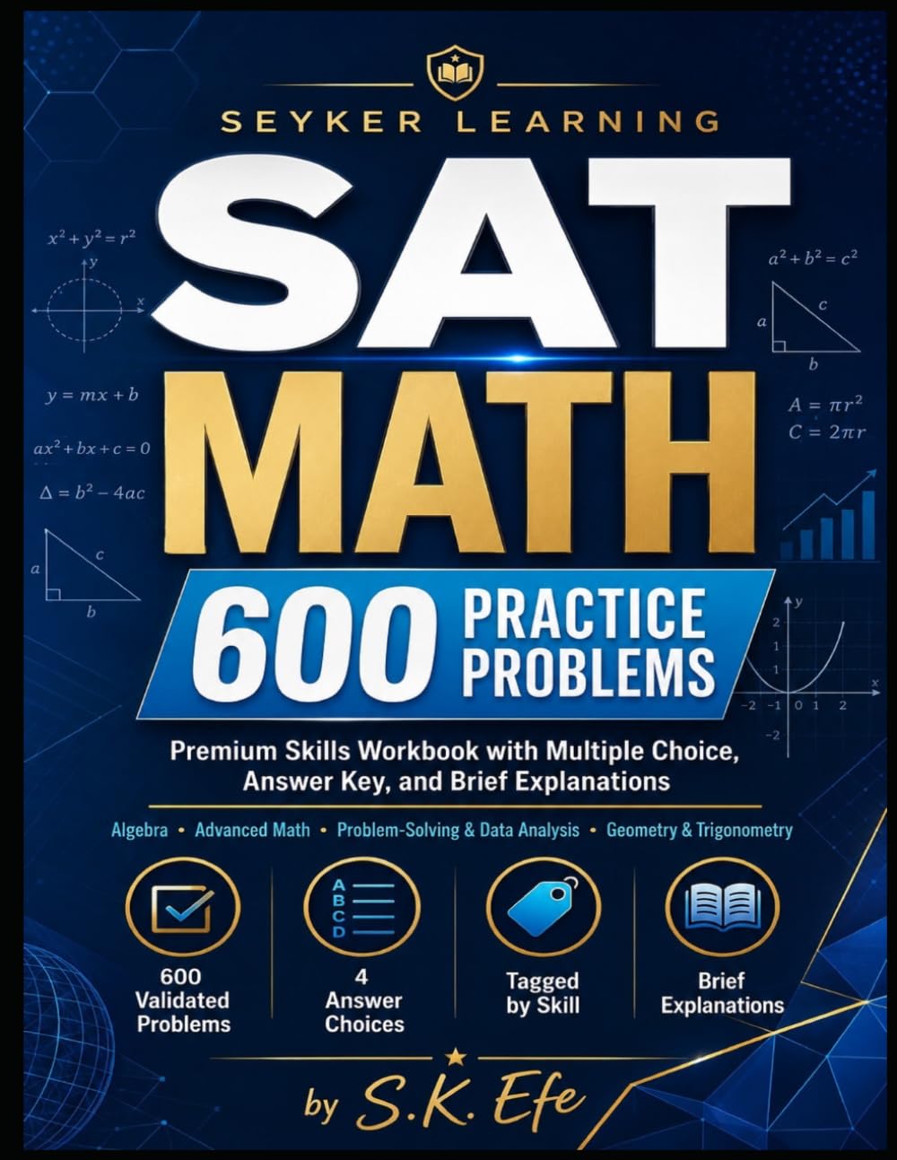SAT Math: 600 Practice Problems: Digital SAT Format · Full Answer Key · Ultimate Test Prep Series