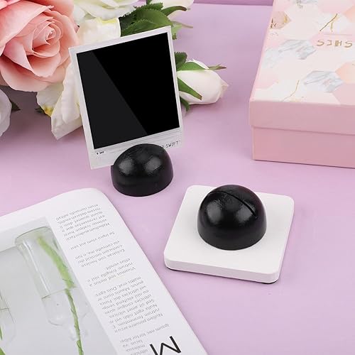 Miniatura 4 de 12 soportes de números de mesa redondos, modernos soportes para tarjetas de lugar, clips de números de mesa, soportes para números de mesa para