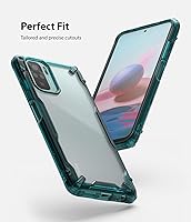 Vista 3 de Ringke Fusion-X - Funda compatible con Xiaomi Redmi Note 10, Redmi Note 10S, parte trasera transparente, resistente, a prueba de golpes, TPU